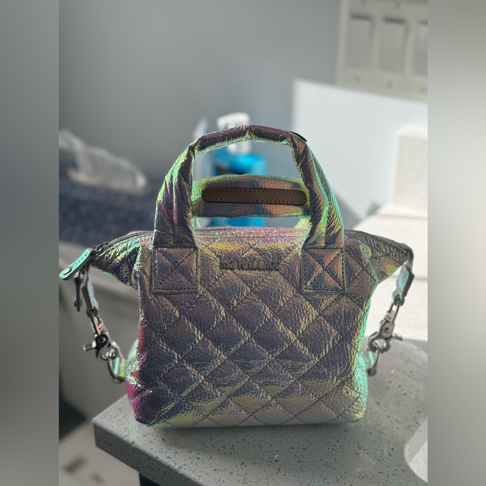 Very rare basically brand new MZ wallace opal leather micro sutton